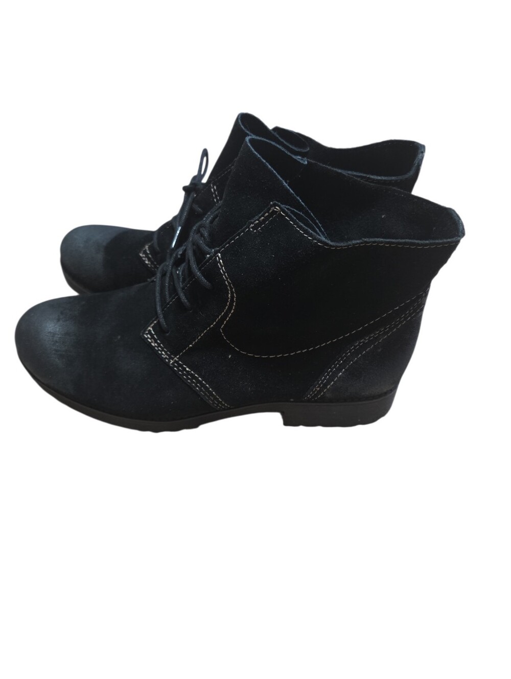 Naturalizer New Endellion Black Leather Ankle Boots Womens Size 8 Comfort